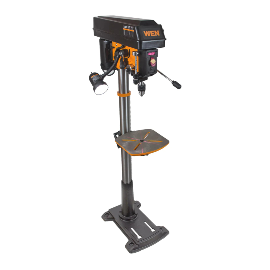 WEN 4225, 4225T - 8.6-Amp 15-Inch Drill Press Manual