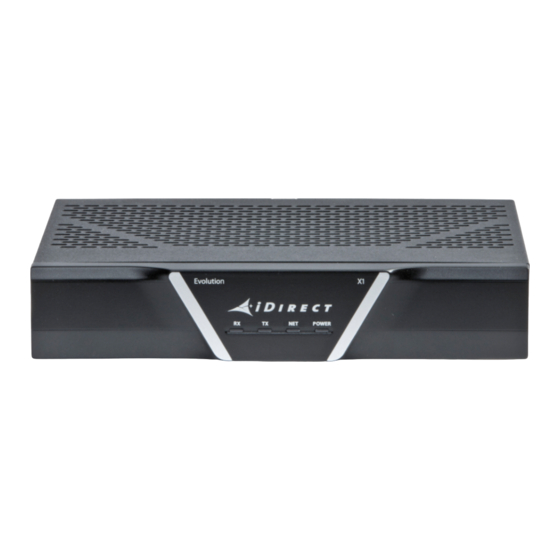iDirect Evolution X1 Installation And Safety Manual