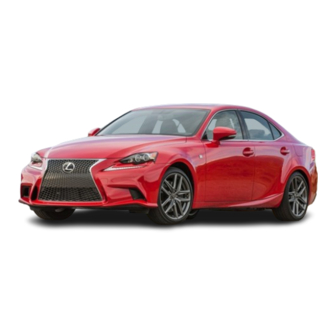 Lexus 2016 IS 200t Service Manual