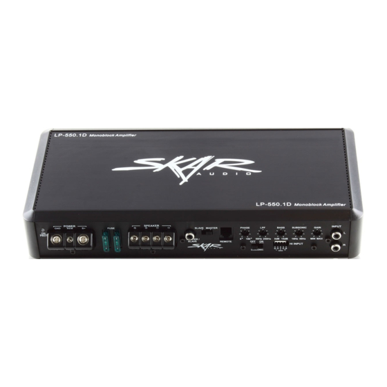 Skar LP-550.1D Instruction Manual