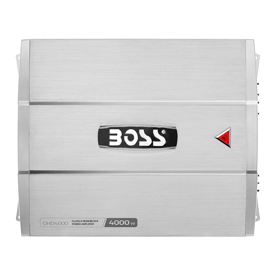 Boss Audio Systems CHD4000 User Manual