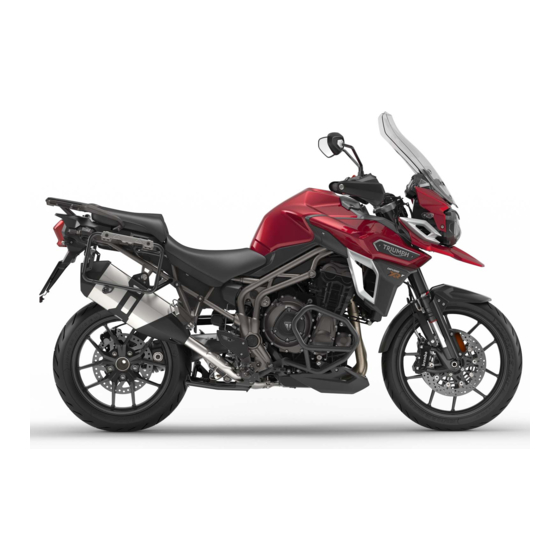 Triumph Tiger 1200 XRT 2017 Owner's Handbook Manual