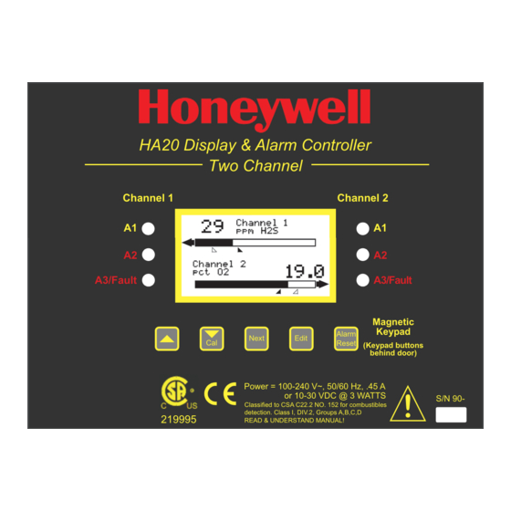 Honeywell HA20 Manuals