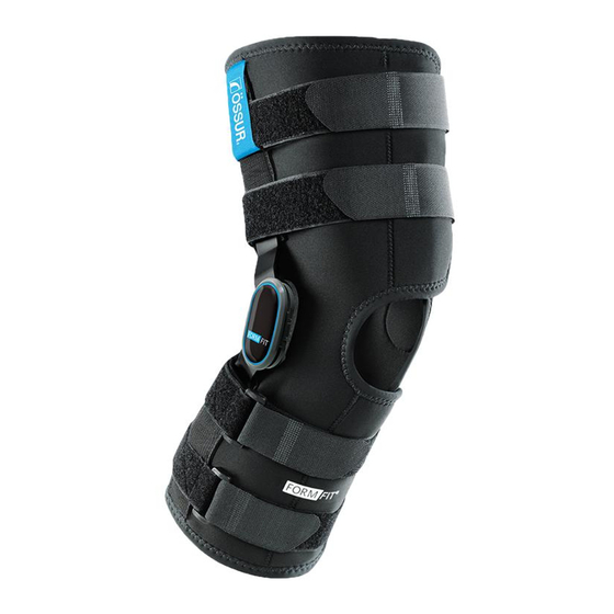 Ossur Form Fit Instructions For Use Manual