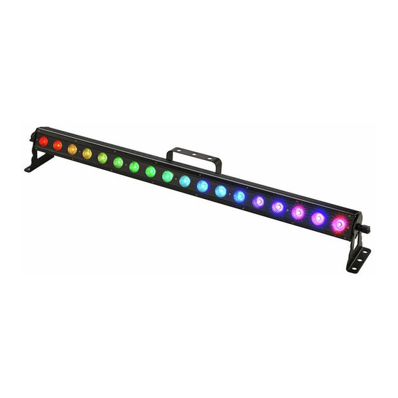 thomann STAIRVILLE Show Bar Tri 18x3W RGB Manuals