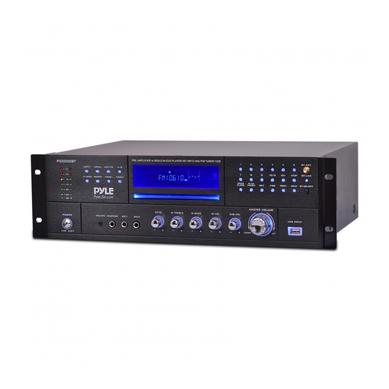 Pyle PD3000BT User Manual