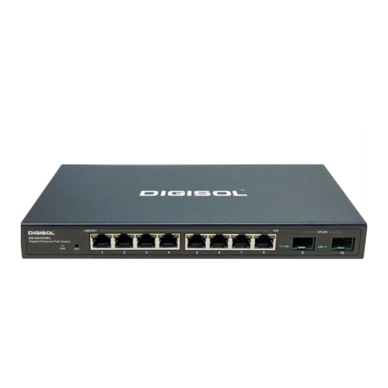 Digisol DG-GS1510PL Quick Installation Manual