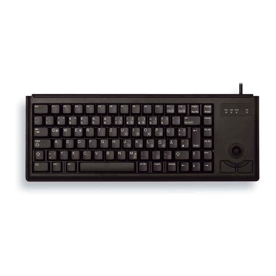 Cherry G84-4400 Operating Manual
