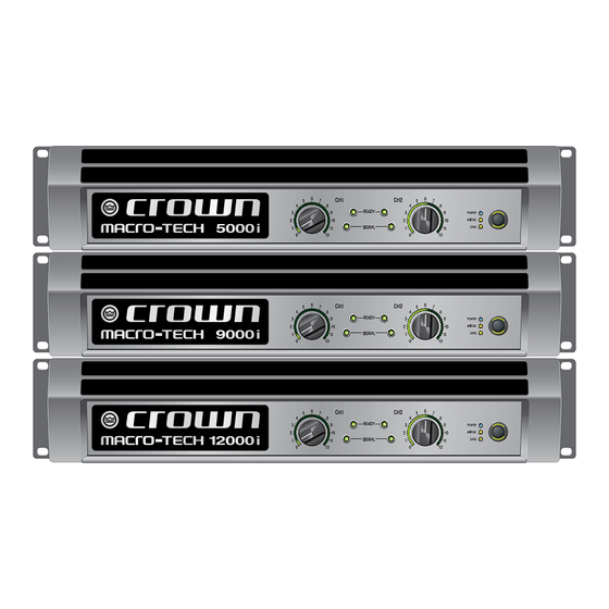 Crown i Series Operation Manual