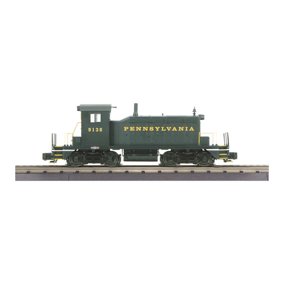 MTHTrains Rail King SW-1 Diesel Engine Operator's Manual