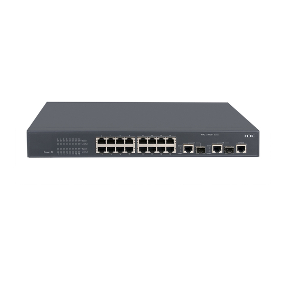 H3C S3100 Series Operation Manual