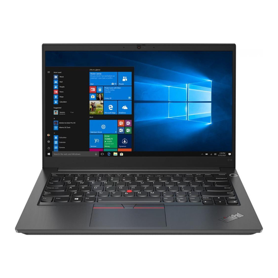 Lenovo ThinkPad E14 Gen 3 Manual