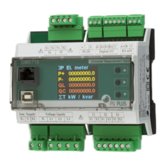 PQ Plus UMD 710A Quick Start Manual