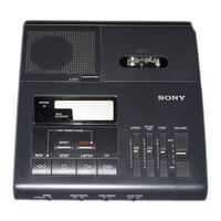 Sony BM 840 - Microcassette Transcription Transcriber Machine s Operating Instructions Manual