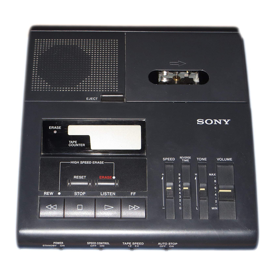 Sony BM 840 - Microcassette Transcription Transcriber Machine s Manuals