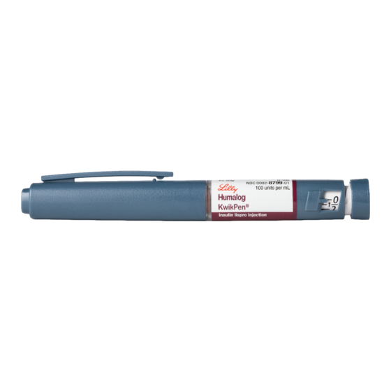 Humalog KwikPen Instructions For Use Manual