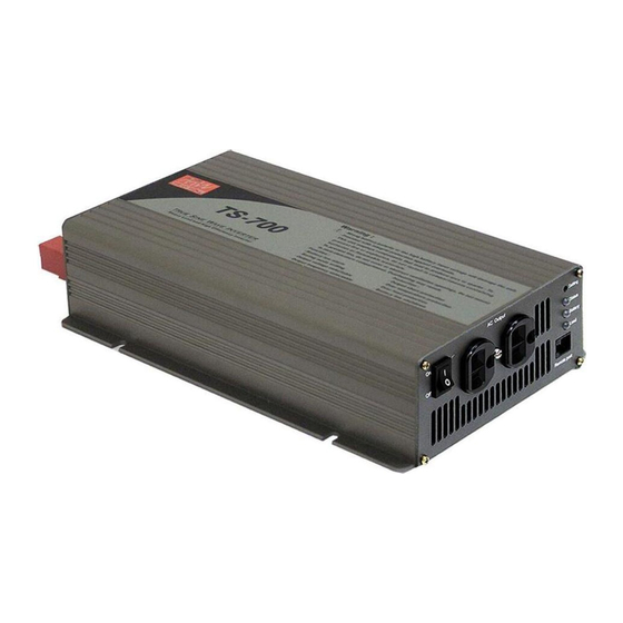 Mean Well TS-700 Instruction Manual