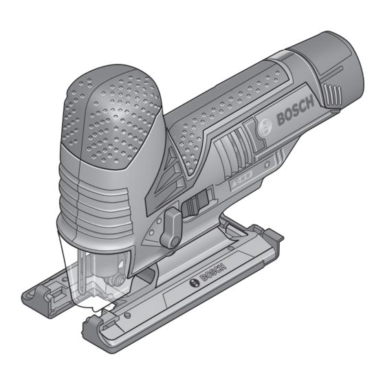 Bosch GST 10,8 V-LI Professional Original Instructions Manual