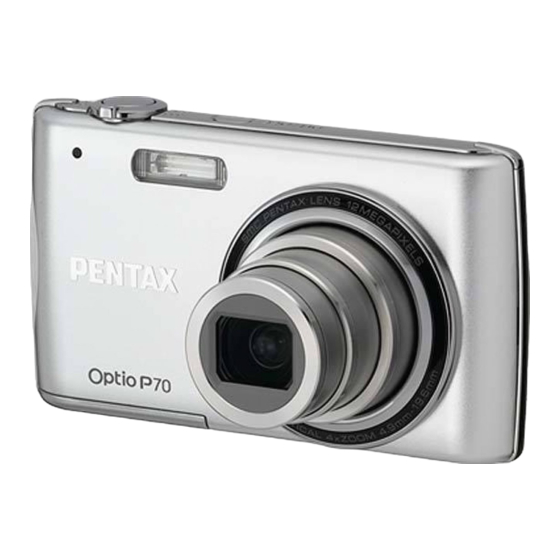 Pentax Optio P70 Operating Manual