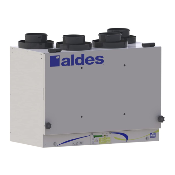 aldes H/E95 Installation, Operation & Maintenance Manual