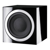 Bowers & Wilkins ASW10CM S2 Manual