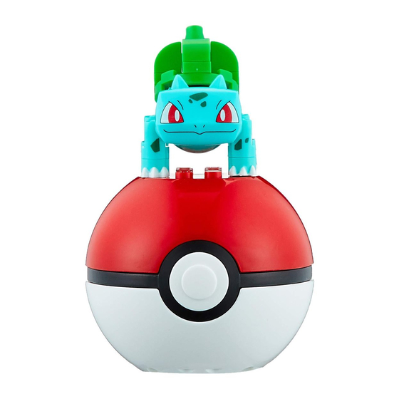 Mega Construx POKEMON WONDER BUILDERS BULBASAUR GKY72 Manual