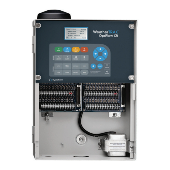 WeatherTRAK OptiFlow XR Quick Reference Card