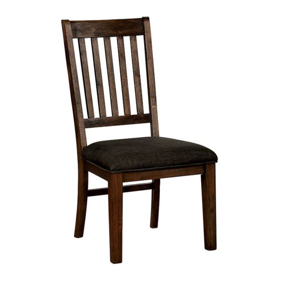 Furniture of America CM3410SC-2PK Assembly Instructions