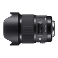 Sigma 20mm F1.4 DG HSM User Manual
