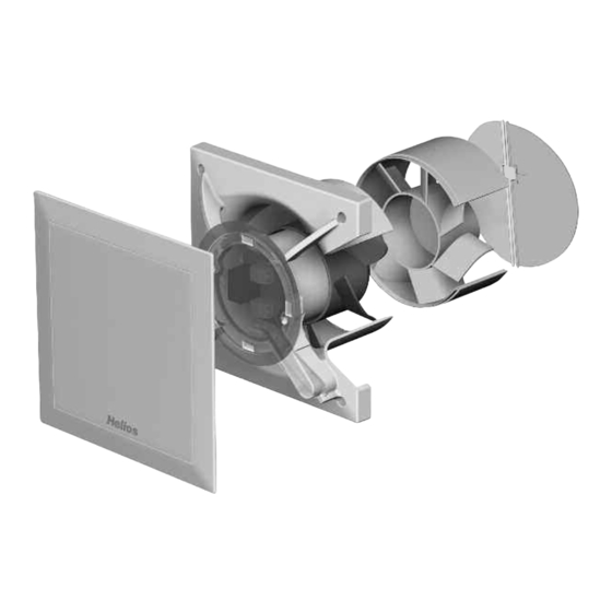 Helios MiniVent M1/100 N Installation And Operating Instructions Manual