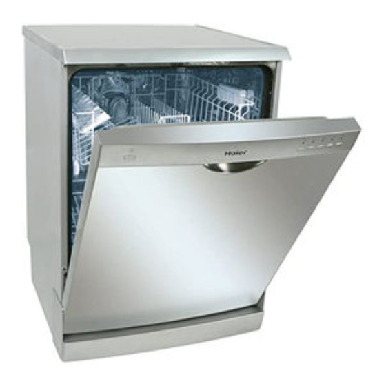 Haier DW12-PFE1S Instructions For Use Manual
