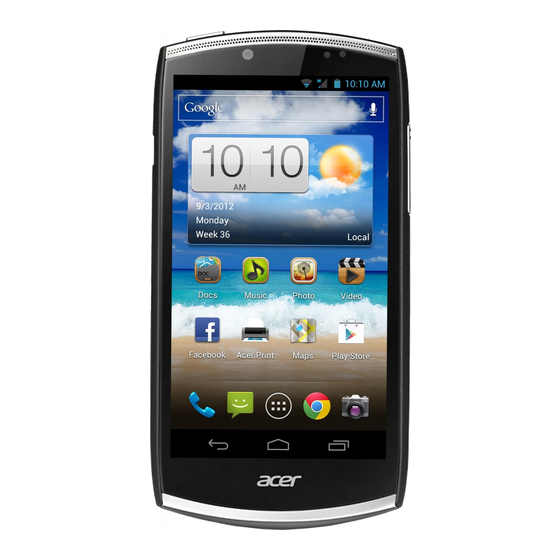 Acer CloudMobile S500 User Manual