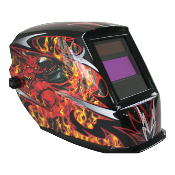 Power Fist Auto-Darkening Welding Helmet User Manual