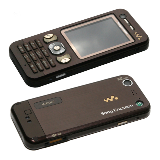 Sony Ericsson W890i User Manual