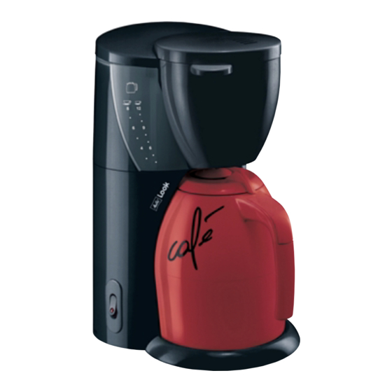 Melitta Look Therm Operating Instructions Manual