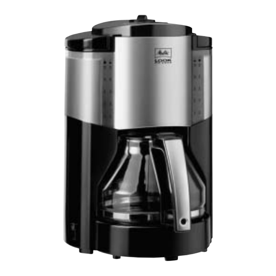 Melitta LOOK Therm Operating Instructions Manual