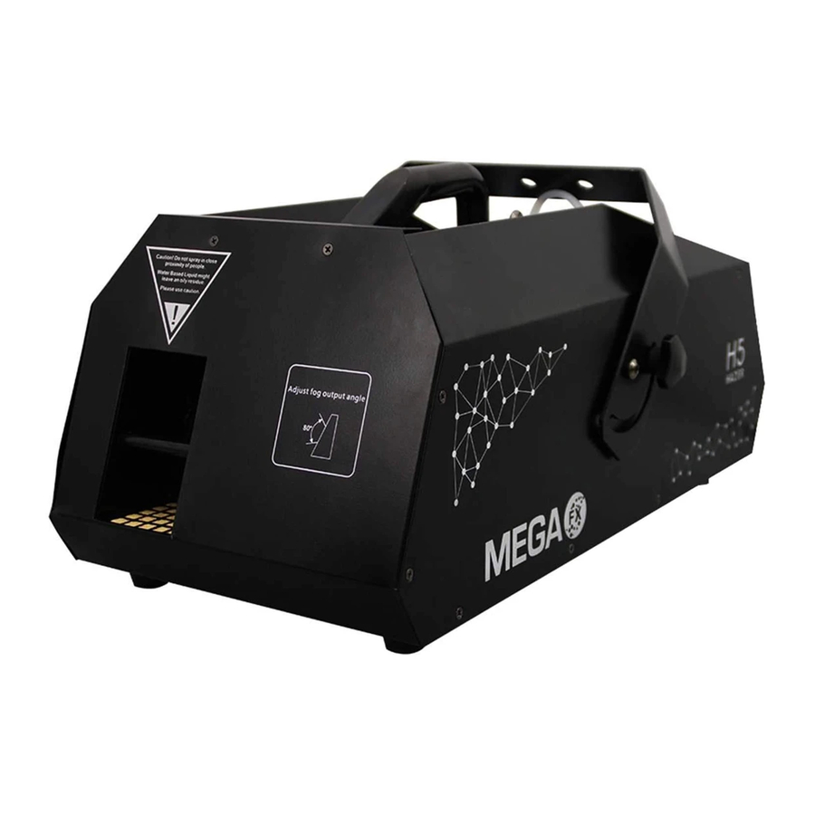 Mega H5 Hazer Manuals