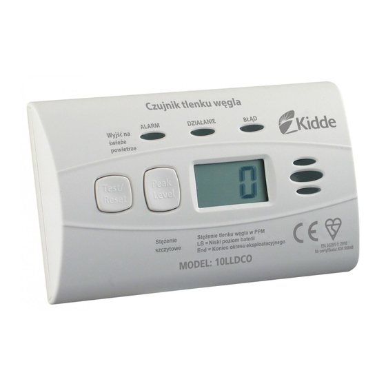 Kidde 10LLCO Manual