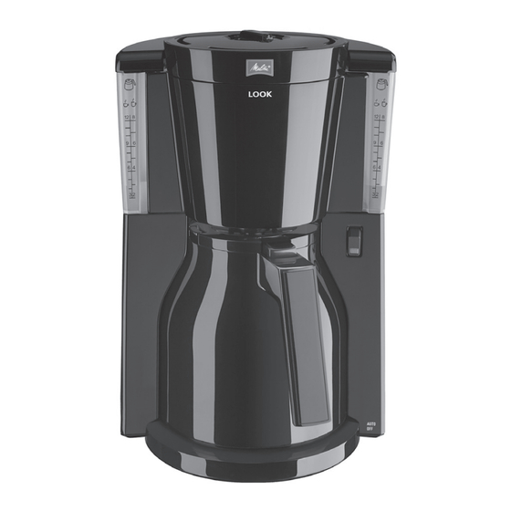 Melitta LOOK Therm Operating Instructions Manual