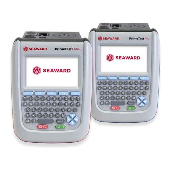 Seaward PrimeTest Series Quick Start Manual