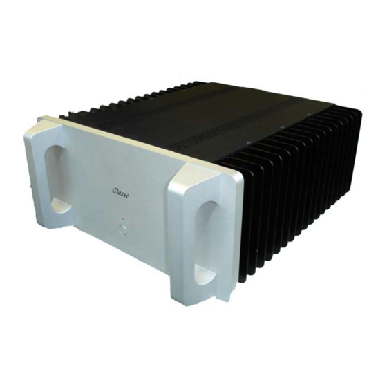 Classe Audio CA-400 Service Manual