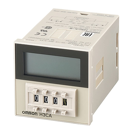 OMRON H3CAA101 INSTRUCTION MANUAL Pdf Download ManualsLib