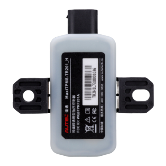 Autel TR201 Quick Manual