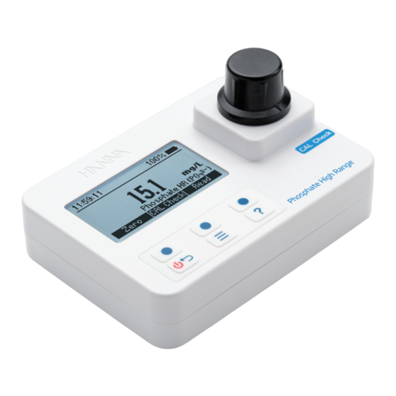 Hanna Instruments HI97717 Instruction Manual