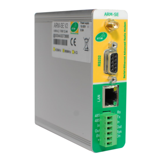 ATIM ARM-SE User Manual