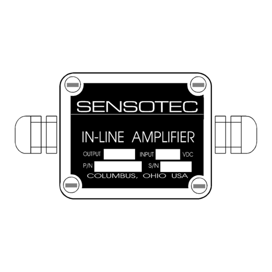 Sensotec U3W Manual
