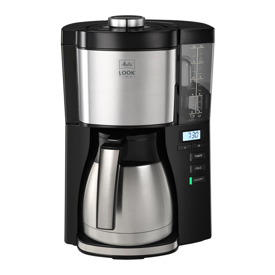Melitta LOOK Therm 1100232-00 Manual