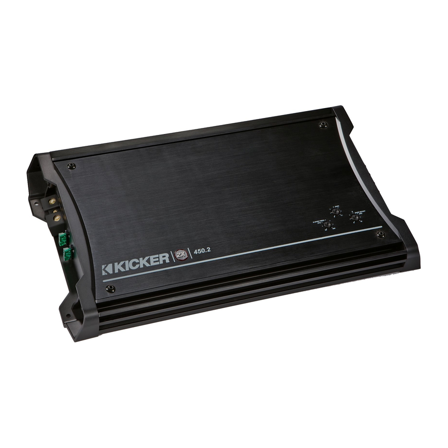 Kicker ZX200.2 Manuals | ManualsLib