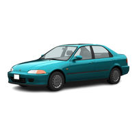 Honda Civic Sedan 1993 Owner's Manual