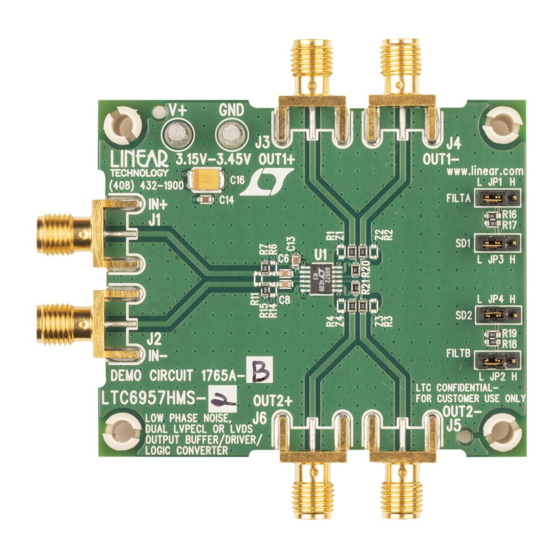 Linear Technology DC1765A Demo Manual